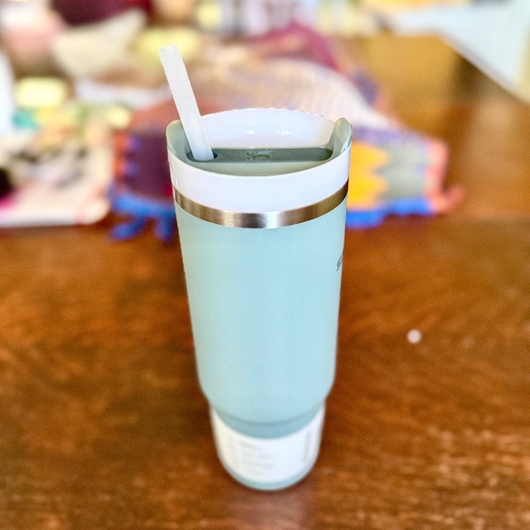 Stanley Cup Flowstate Quencher H2.0 Tumbler 30oz color Shale teal NWoT - Picture 6 of 7